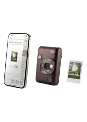 فوجي فيلم إنستاكس ميني ليبلاي كاميرا هجينة فورية برونزية داكنة