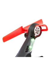 Kaiser Baas Replacement, Drone Spare Propeller Blades [Easy Install Rotor Blades] Perfect Fit and Good Quality Quad Pack [4 PCS Plastic Propellers [2x Black and 2x Red] For Alpha Drone 720p Quadcopter