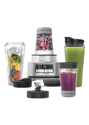 نينجا خلاط فوودي باور نوتري ديو CB102ME فضي بقوة 1100 وات