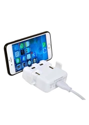 فيرست 1 شاحن مكتب USB - أبيض