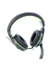 ستيل بلاي إتش بي-45 سماعات ألعاب سلكية بتصميم يوضع فوق الأذن وصوت ستيريو مزودة بميكروفون - أسود