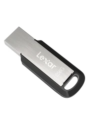 ليكسار جومب درايفM400 محرك أقراص فلاش بسعة 256 غيغابايت - فضي وأسود