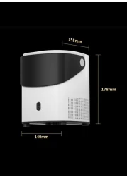 Projector 1080P Home Theater Android 9.0 with WIFI 6 BT Networks Support 4K Decoding 100in Display Same Screen Technique Movie Projector Auto Focus Keystone Function Built-in.