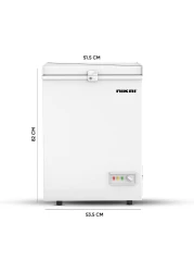نيكاي فريزر أفقي سعة 150 لتر NCF150N - ابيض