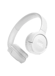 جي بي إل تيون 520BT سماعات رأس مع ميكروفون فوق الأذن بتقنية البلوتوث وباس نقي، أبيض