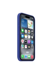 آبل غطاء من السيليكون مع ماغسايف لهاتف آيفون 16 الترا - أزرق بحري