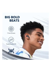 أنكر ساوندكور لايف P3 سماعات أذن بلوتوث لاسلكية بخاصية إلغاء الضوضاء مع علبة شحن - أسود