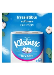 كلينكس مناديل حمام ناعمة جافة، طبقتين، 200 ورقة، 40 لفة