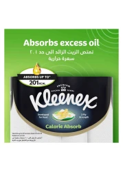 كلينكس مناديل مطبخ لإمتصاص السعرات الدهون، 3 طبقات، 50 ورقة، 8 لفات