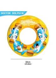 Doctor Dolphin Inflatable Swim Ring 60 cm for 4+ Years – Featuring Fun Designs With Dolphin