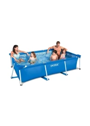Intex Rectangular Frame Pool Blue 3x2x0.75m