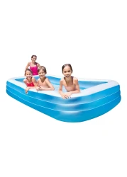 إنتكس حوض سباحة عائلي قابل للنفخ 305 × 183 × 56 سم - أزرق