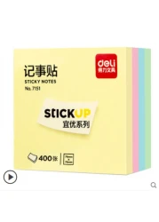 Aiwanto 2Pack Memo Paper Sticky Notes Memo Pad Set For School, Office &amp; Home (400 Sheets Per Pack)