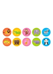Best Word Stamp Set Multicolour 10 PCS
