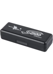 Mike Music Swan 10 Hole 20 Tones Harmonica Key of C Blues,Mini Harmonica for Beginners (C 10)