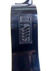 Mike Music 41inch Acoustic EQ quality Guitar with Bag and Strap(41inch Mike Acoustic eq quality Guitar, black)