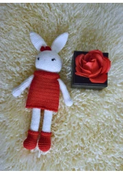 دمية كروشيه فاخرة مصنوعة يدويًا رائعة وجذابة، أميغورومي دمية محشوة من القطن بنسبة 100% مصممة للأطفال وعشاق التجميع، هدية مثالية وزخرفة روضة الأطفال