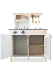 Hot Selling Wooden Kitchen Toy Set for Kids &ndash; Interactive Pretend Play Cooking Toy for Children Durable &amp; Eco-Friendly Wooden Toy Kitchen Set