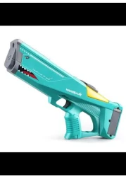 Radiotronics Toy Garrage Shark Electric Rechargeable Waterproof Water Bursting Gun Toy Sprayer for Summer, Outdoor, Beach & Pool Ideal for Kids, Adults, 550ml Capacity (Red)
