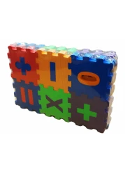 Matrax - Eva Puzzle Play Mat, Mathematics, 12 x 12 cm x 7 mm, 30 Pieces, BPA Free, Safe, Educational