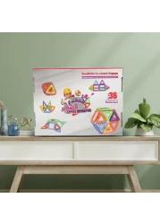 المخترع الصغير مجموعة مكعبات بناء مغناطيسية 36 قطعة
السعر العادي
