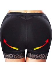 Aiwanto Large Butt Lifter Butt Lifting Underwear Shapewear Butt Lifting Hip Padded Shapewear Shorts (L)