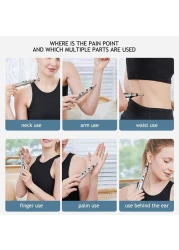 Acupuncture Pen 3-in-1 Electronic Meridian Energy Pen Massager , Electric Laser Acupuncture Machine , Therapy Pain Relief Tool , Meridian Pulse Massager for Pain Relief and Muscle Relaxation