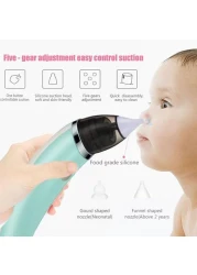 Electric Baby Nasal Aspirator &ndash; Safe &amp; Hygienic Nose Cleaner for Newborns, Infants, and Toddlers, Rechargeable Nasal Suction Device for Gentle Mucus Relief