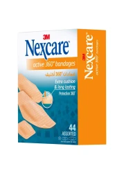 Nexcare Active 360 Bandages Assorted 44 Strips