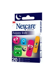 Nexcare Happy Kids Bandages Plasters Monsters Assorted 20 PCS