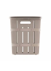 Cosmoplast Cedargrain Laundry Bin Warm Taupe 33L