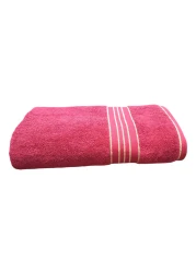 La Collection 550GSM Cotton and Polyester Bath Towel 55004110 Red 68x138cm