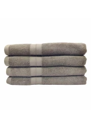 لا كولكشن منشفة حمام 550 GSM من القطن الخالص والفيزيكوز موديل 22001149 مقاس 70 × 140 سم - بني