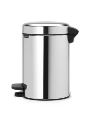 برابانتيا سلة القمامة بدواسة نيو أيكون من الفولاذ اللامع 3 لتر