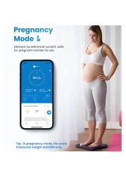 RENPHO Smart Scale for Body Weight FSA HSA Store Eligible Elis 2 Weight Scale with Pregnancy Mode, High Precision Digital Bathroom Scale Body Composition Monitor with Smart App 400 lb - Gradient