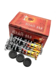 فحم الشعلة 100 قطعة - فحم بخور - فحم حامل المسك