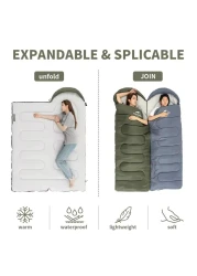 Naturehike Y150 Ultralight Cotton Sleeping Bag - Comfortable Outdoor Camping, Hiking, &amp; Home Leisure Sleeping Bag Portable, Breathable &amp; Lightweight