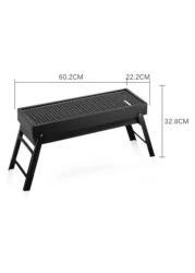 Portable Charcoal Grill, Folding BBQ Grill Multifunction Smokeless for Camping Hiking Picnics Traveling (Large)