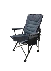 كرسي محمول قابل للطي عالي التحمل مع حامل أكواب، كرسي صيد الشاطئ المحمول