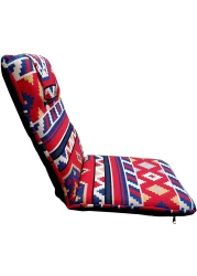 كرسي تخييم كرسي مجلس عربي - كرسي أرضي زوايا قابلة للتعديل ، مقعد أرضي مبطّن ، دعم خلفي - قابل للطي بشكل مسطح للتأمل - كرسي أرضي صحراوي - متعدد الألوان