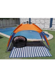 سوبريم أوتو بيتش شيلتر خيمة قبة باللون البرتقالي