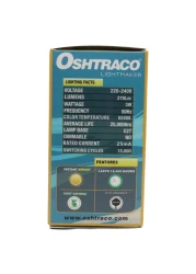 أوشتراكو 3 واط مصباح LED E27 - ضوء النهار البارد