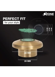 Ozone OZFL-55-F نظام قفل تلقائي للوصول إلى بصمات الأصابع قفل أثاث رقمي ذكي (برونزي عتيق)