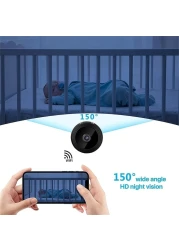 كاميرا صغيرة مخفية لاسلكية - كاميرا مربية محمولة بدقة 1080 بكسل، ورؤية ليلية، وكشف الحركة - كاميرا تجسس صغيرة للمنزل والمكتب