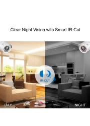 Tomvision - 4Channel AHD Camera KIT with 1TB Hard Disk 2Megapixels/720P CCTV Security Recording System CCTV Kit 4Pcs Indoor Dome Camera and P2P Cloud Alarm System Home Security (4Channel(1TB), 4Indoor)