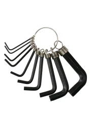 ميجا مجموعة مفاتيح سداسية M-7914 1.5 ملم 2.0 ملم 2.5 ملم 3.0 ملم 3.5 ملم 4.0 ملم 5.0 ملم 6.0 ملم 8.0 ملم 10 ملم 10 قطع