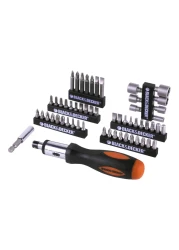 بلاك اند ديكر طقم مفك مغناطيسي بسقاطة 56 قطعة A7104 - متعدد الألوان