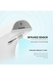 Generic-250ml Infrared Foaming Soap Dispenser Automatic Foam Soap Dispensing Device Non-touch Soap Dispenser &amp; Holder Hand Free Countertop Soap Dispenser Touchless Soap Container with IR Sensor
