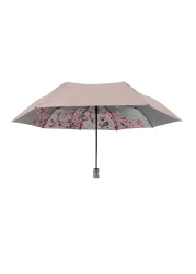 3 Fold UV Coated Umbrella With Flower Designs