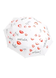 BiggDesign White Mini Umbrella From Any Language